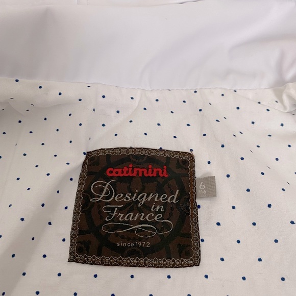 Catimini girls rain coat (French designer brand) - Picture 3 of 3